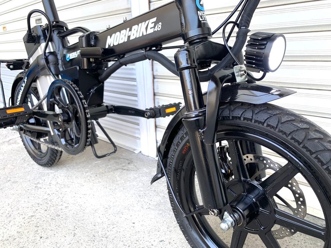 送料無料 ディスク MTB折り畳み電動アシスト自転車BIKE動作確認済