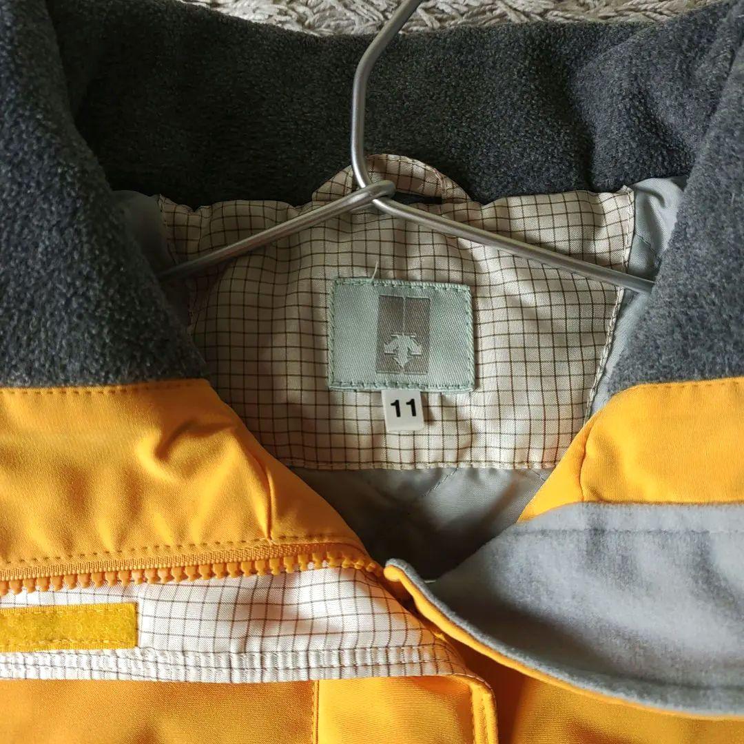 【美品】DESCENTE　デサント　スノボー　スキーウェア　イエロー　レディース