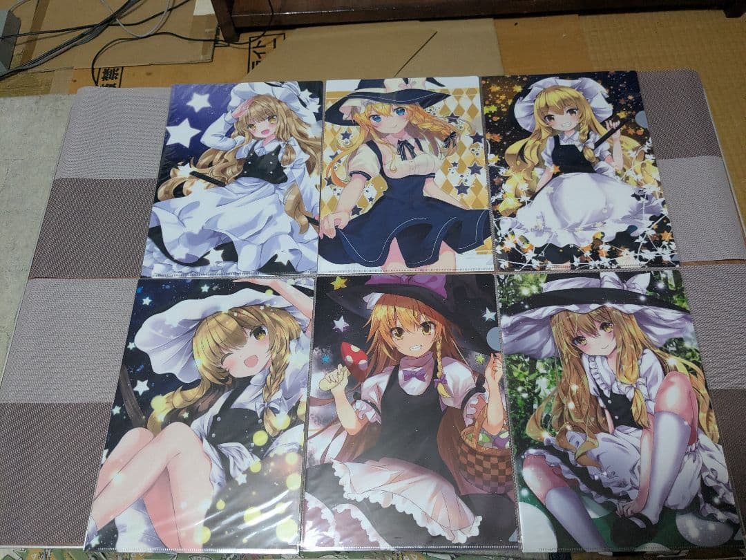 東方project　霧雨魔理沙 A4クリアファイル 14枚セット