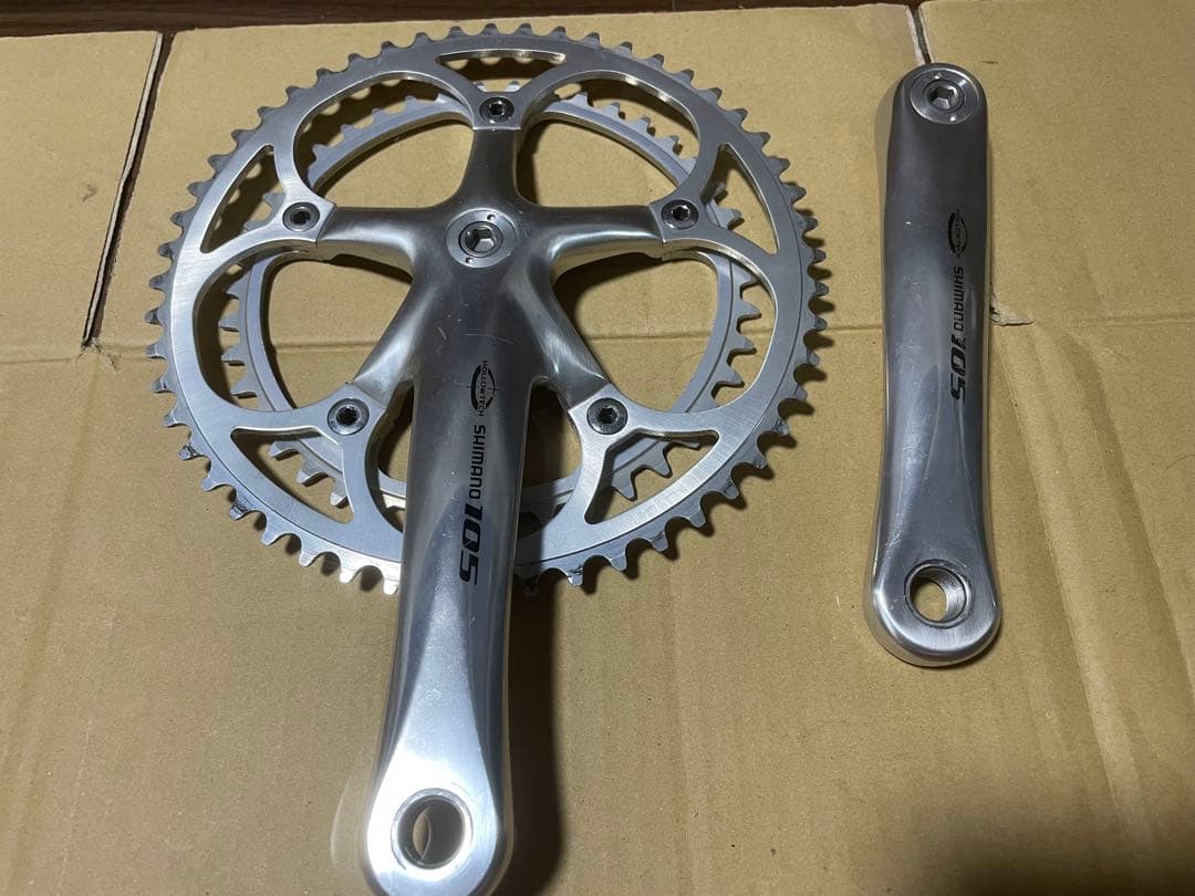 Shimano 105 5500系クランク、ブレーキ、RD、セット