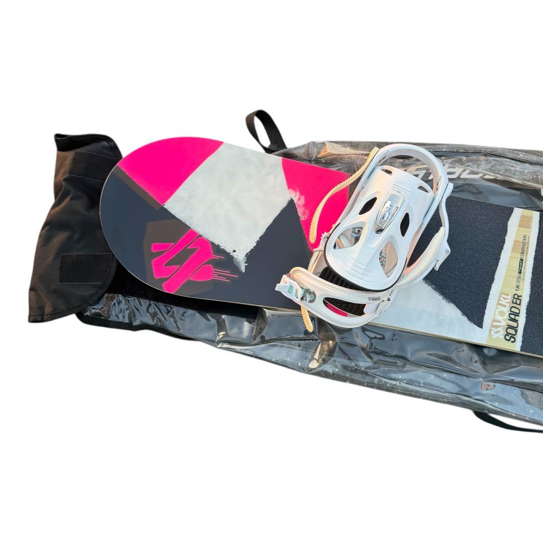 VOLKL スノーボードセット 136cm レディース向け