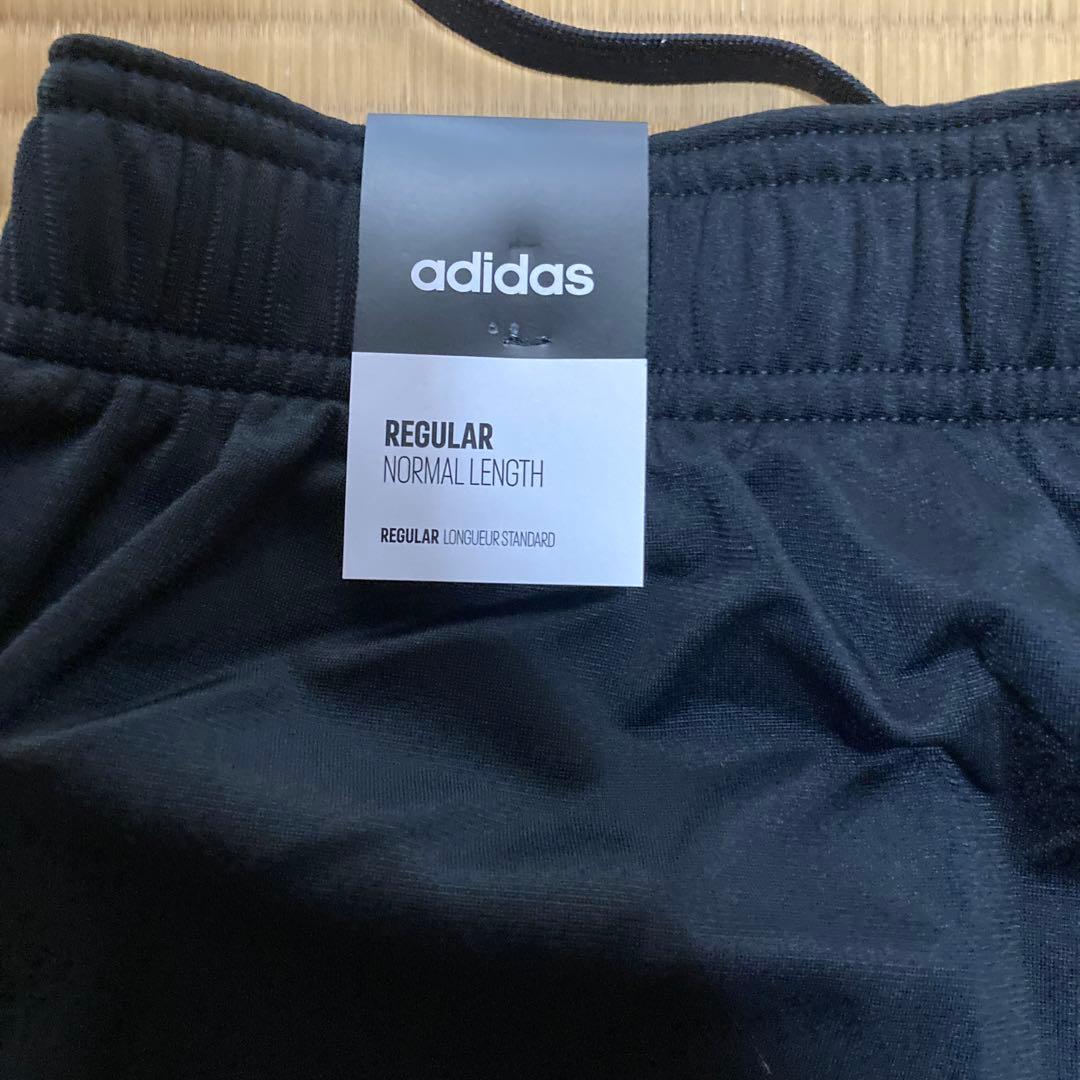 adidas ブラックジャージ上下セット Mサイズ