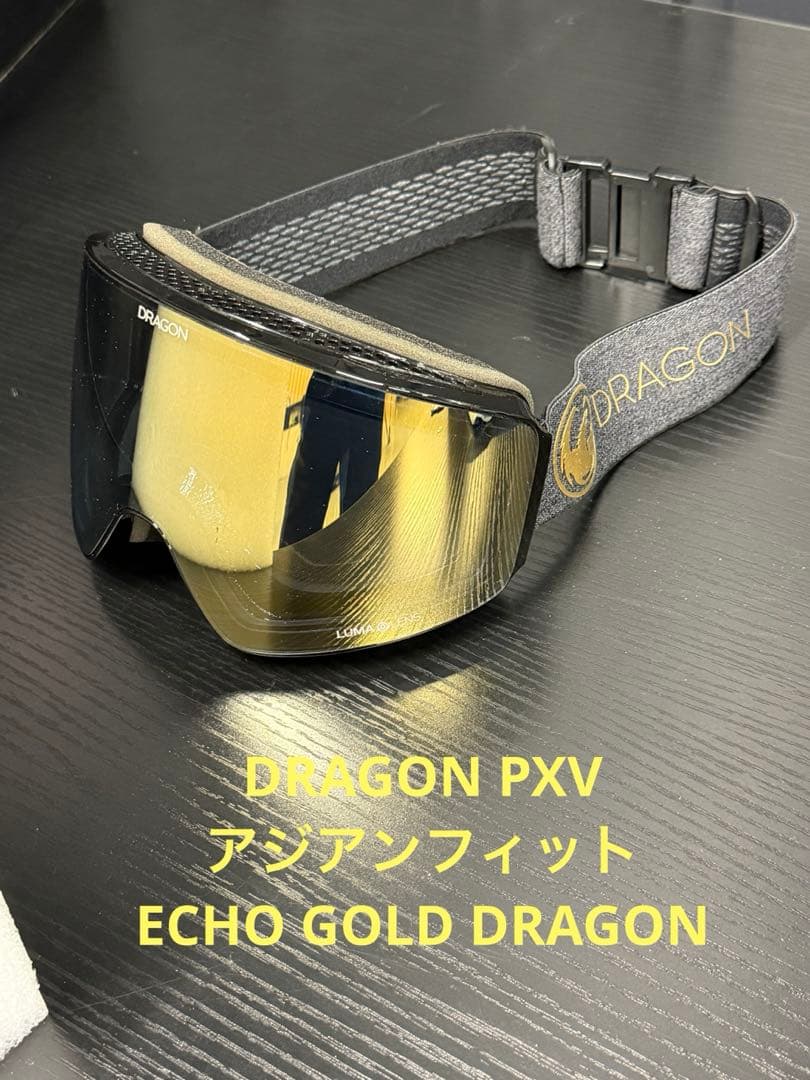 最終値下げ！DRAGON PXV アジアンフィット ECHO GOLD