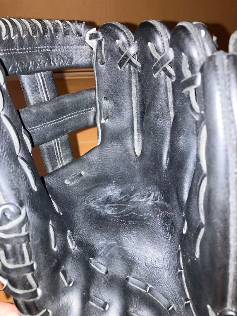 Mizuno Pro 硬式野球グローブ 黒　ビッグM