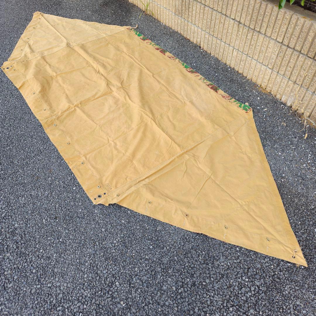 超希少　フランス軍　リザードカモ　パップテント　1枚