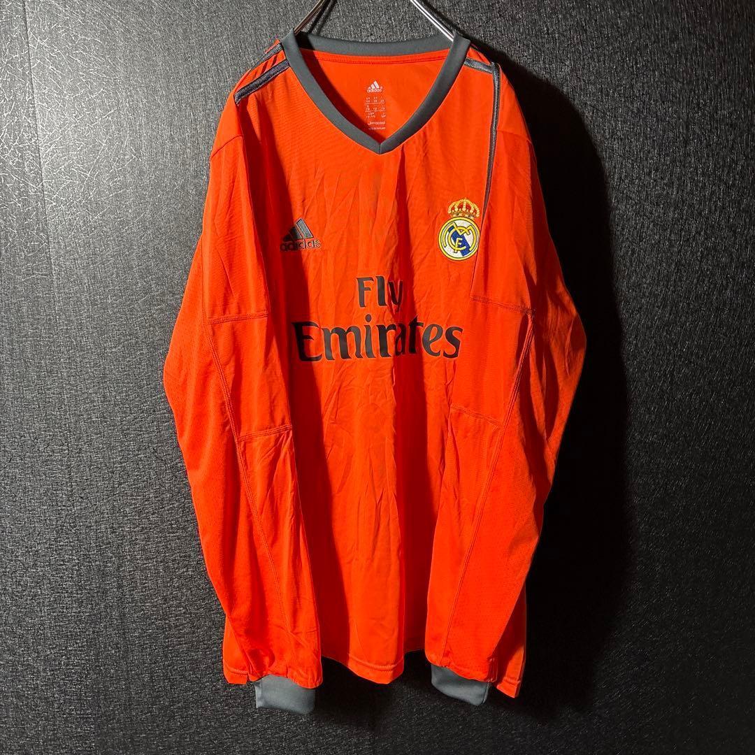 【★レアル・マドリード】 古着 メンズ サッカー ユニフォーム 2XL 長袖