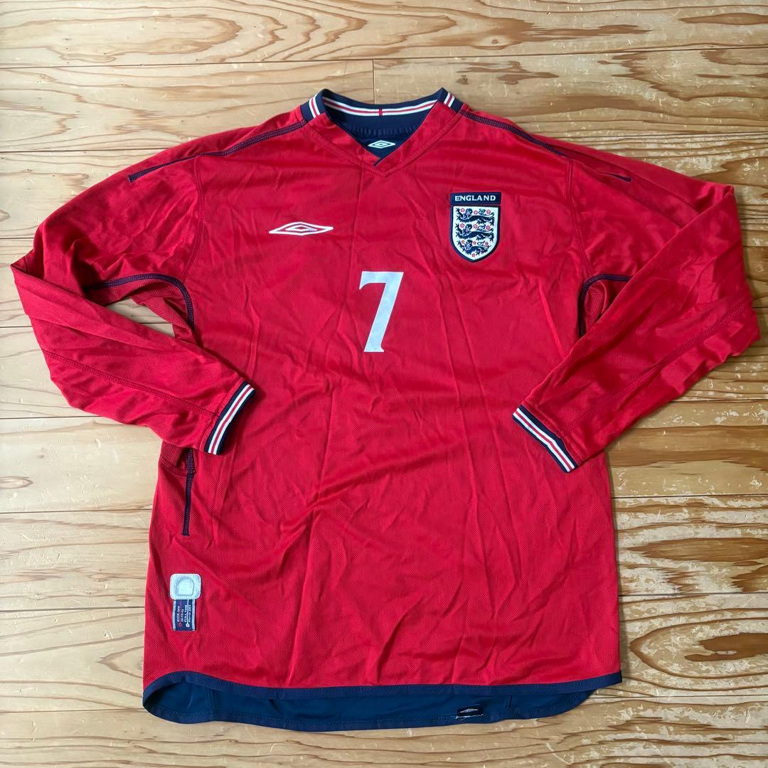 【早い者勝ち】イングランド代表 ベッカム ユニフォーム シャツ サッカー
