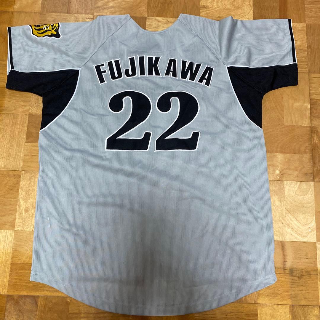 2007 阪神タイガース　藤川　22 レプリカユニフォーム　ビジター　グレー