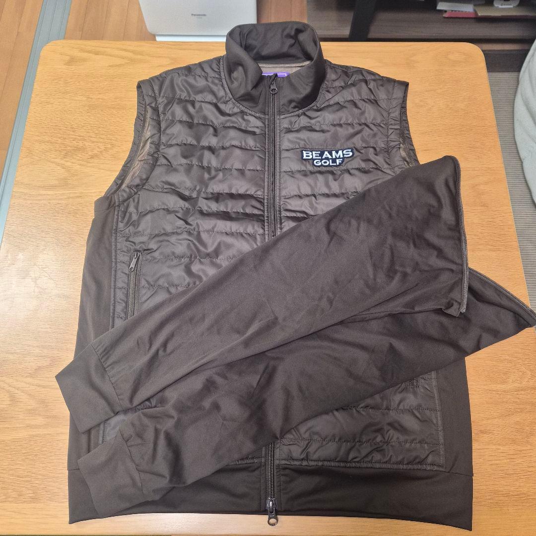【極美品】BEAMS GOLF ビームスゴルフ　パッカブル パデッドブルゾン