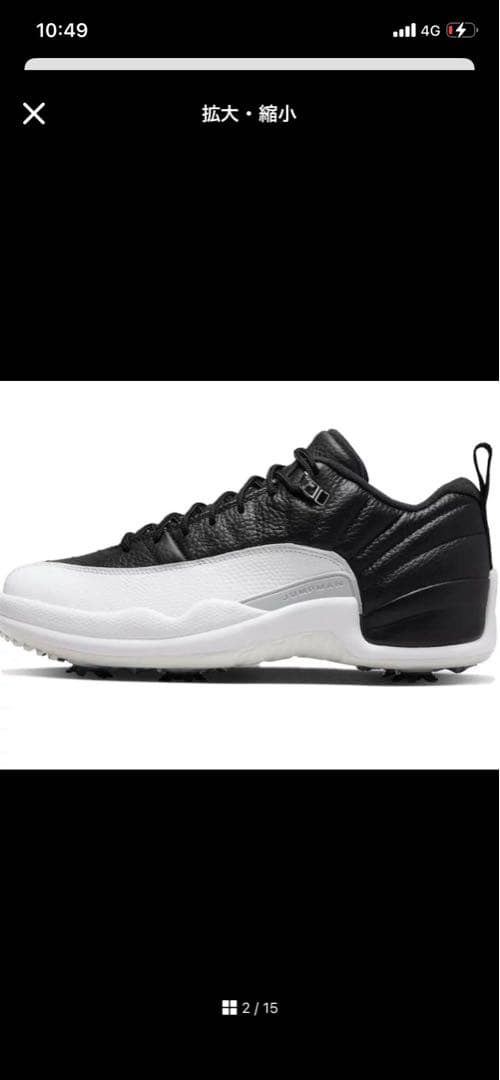 新品　Nike Air Jordan 12 Low Golf 27.0cm