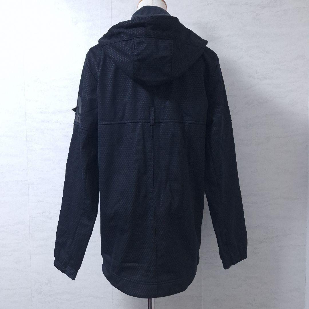 アディダス レア サンプル フード付き ジャケット フーディー 黒 送