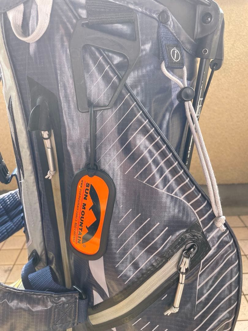 SUN MOUNTAIN H2NO スタンドキャディバッグ ネイビー
