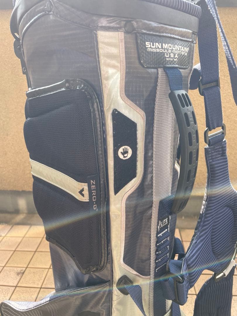 SUN MOUNTAIN H2NO スタンドキャディバッグ ネイビー