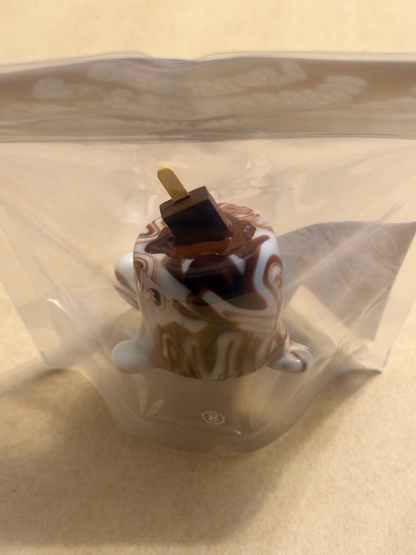リビングデッドマシュマロ　チョコマーブルver アイスバートッピング