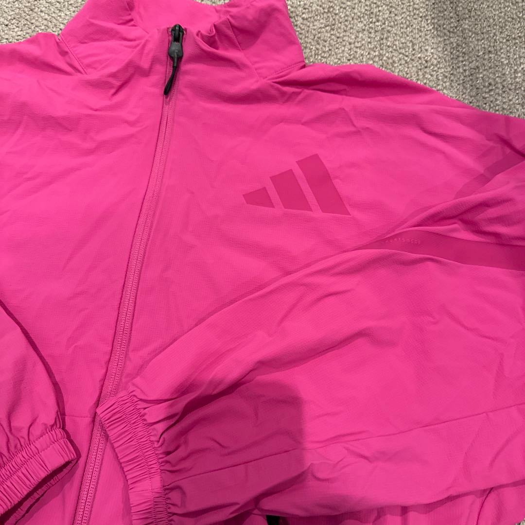 adidas ピンク ジャージ上下セット Sサイズ