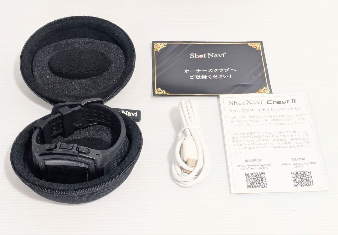 Shot Navi Crest II ゴルフ GPSウォッチ ショットナビ