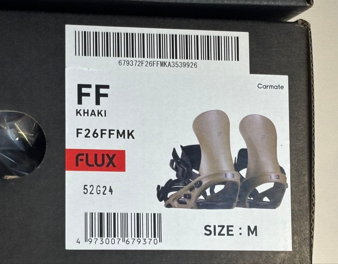 FLUX FF F26FFMK Khaki Mサイズ ビンディング新品