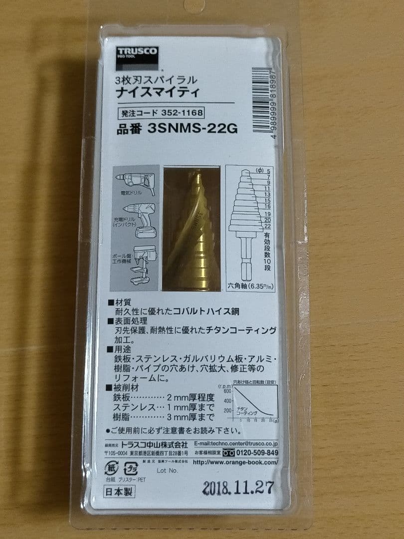 ナイスマイティ 3SNMS-22G　TRUSCO(トラスコ)