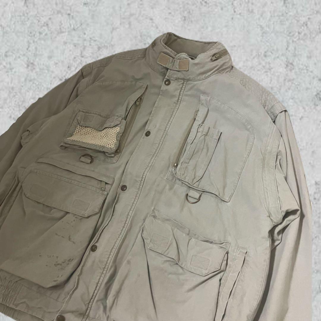 80s 90s Eddie Bauer フィッシングジャケット　ベスト　Lサイズ