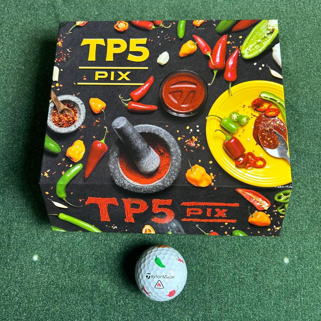 【限定品】テーラーメイドTP5 Pix Peppers ゴルフボール 1ダース