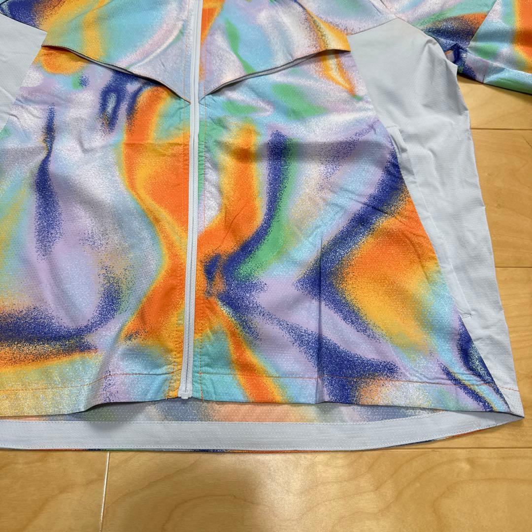 NIKE ランニングウェア　ウィンドランナー　フルジップ　上着　総柄　L 新品