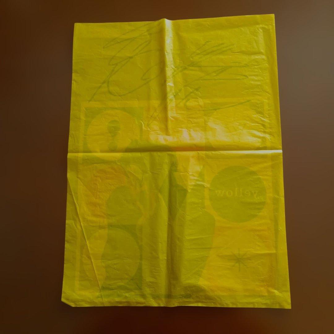 岡村靖幸　1987　yellow LP　bag（袋）サイン付き