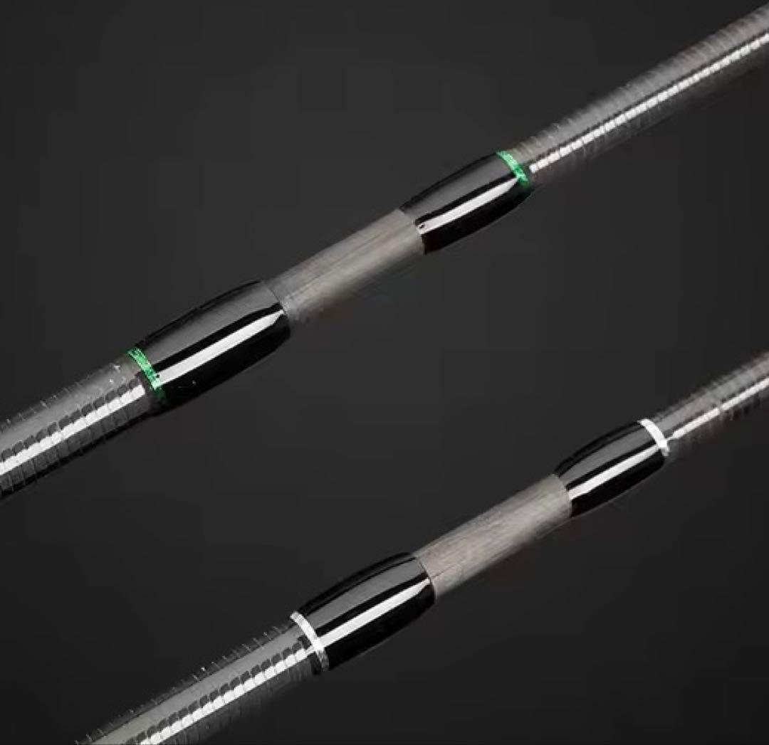 2ピースロッド 超軽量　カーボンロッド　スピニング　S662L バスロッド