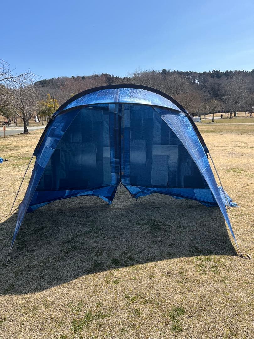 【廃盤】インディゴレーベル２ルームテント（箱付）＋インナー専用マット