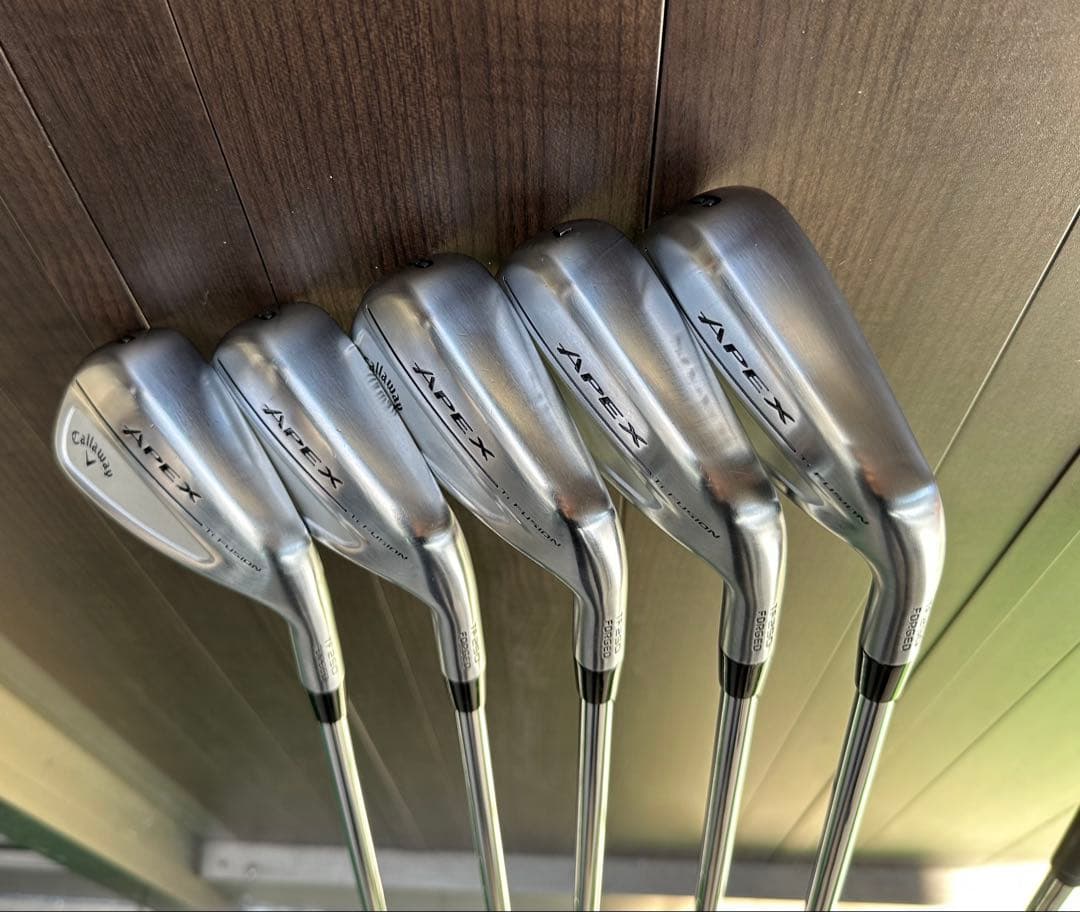 キャロウェイAPEX Ti FUSION Chrome #6〜PW 5本セット