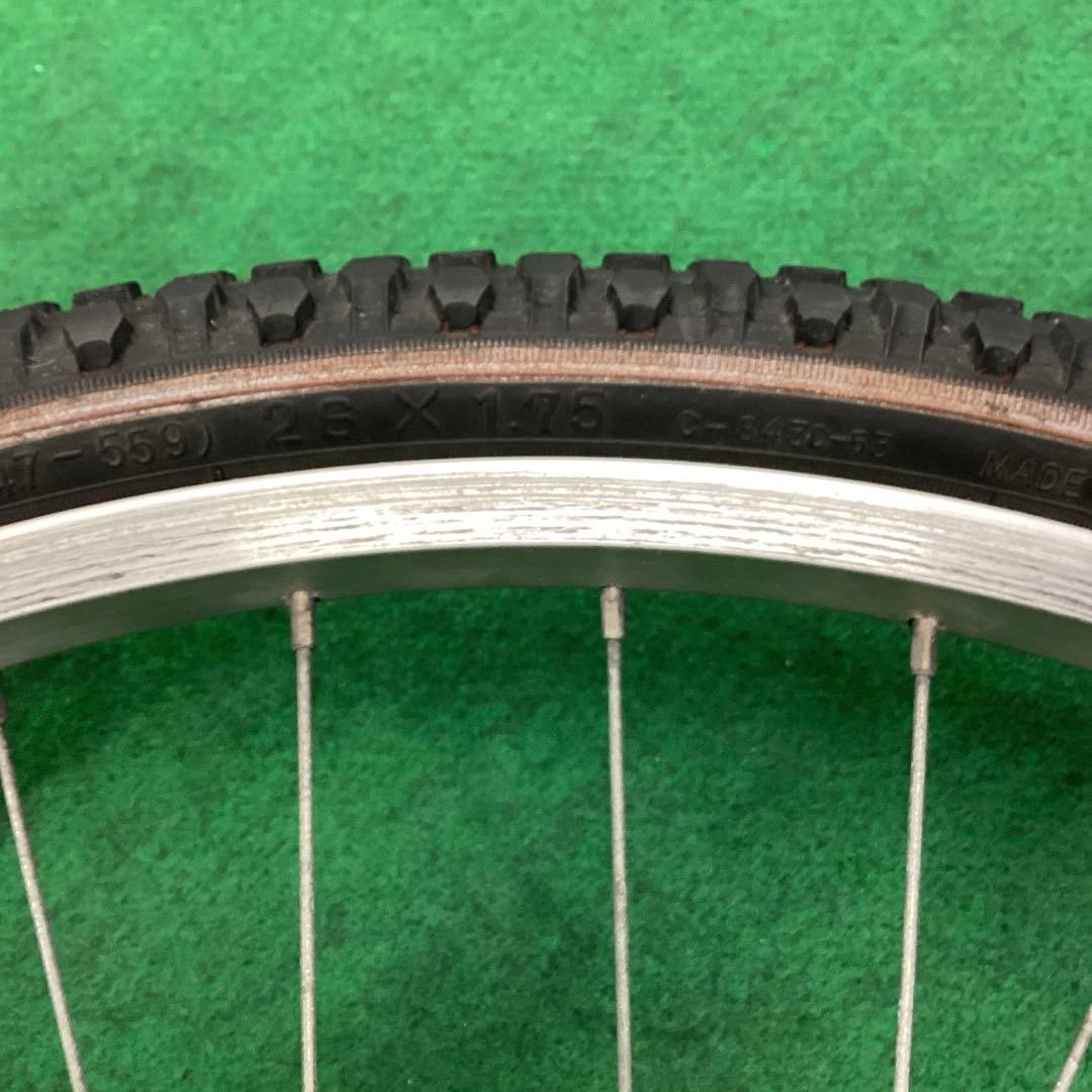 アルミリム　前輪　26x1.75 タイヤ付 フロント　26インチ　jrマウンテン