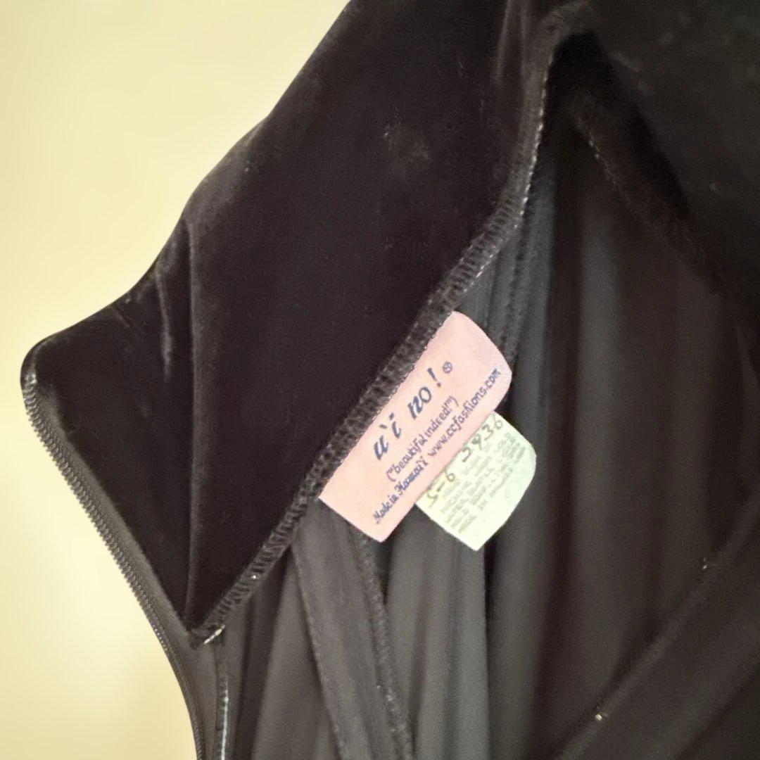 CCfashions ベルベットトップスパープルドレス5-6号