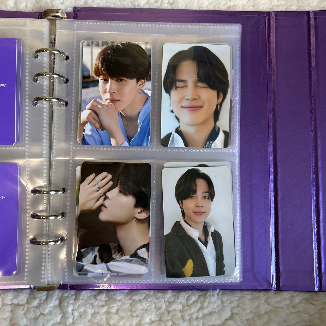 BTS フォトカードブック 紫色 サイン入り