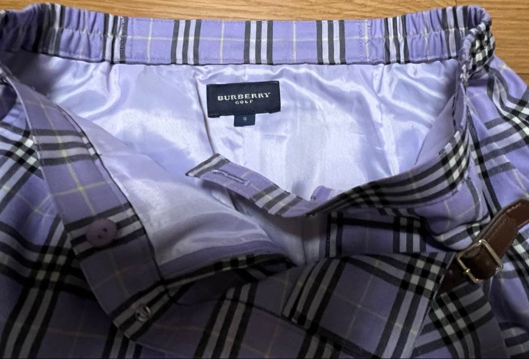 【美品】BURBERRY ゴルフ ノバチェック キュロットスカート 9号