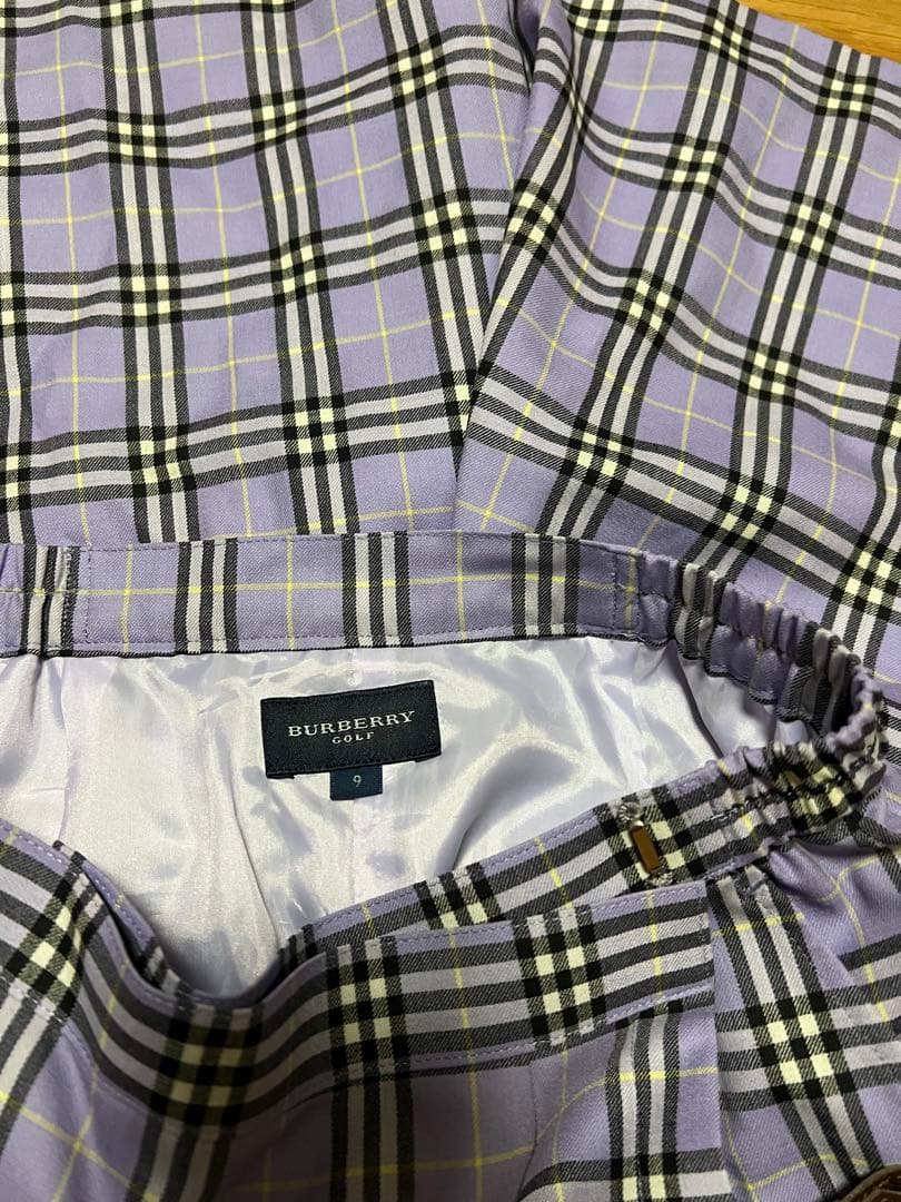【美品】BURBERRY ゴルフ ノバチェック キュロットスカート 9号
