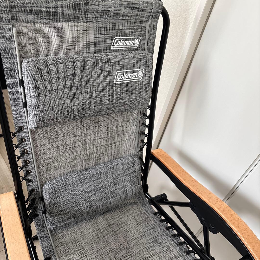 コールマン　インフィニティチェア　エアー　ヘザーグレー　美品　Coleman