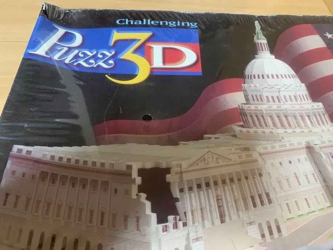 【希少】pazz 3D アメリカ 議会議事堂 718ピース 立体パズル 未開封