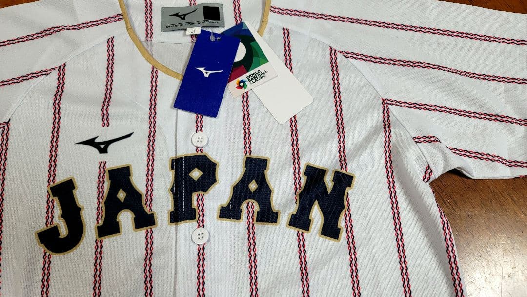 ミズノ公式 2026 WBC プリント ユニフォーム ジュニアサイズ　新品未使用