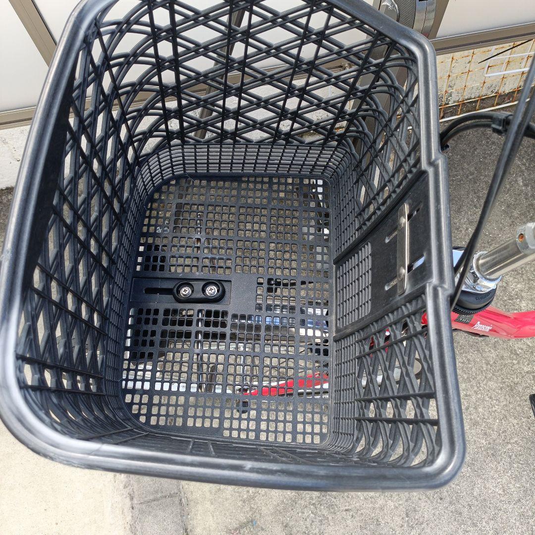電動アシスト自転車　子供乗せ　後ろ　赤