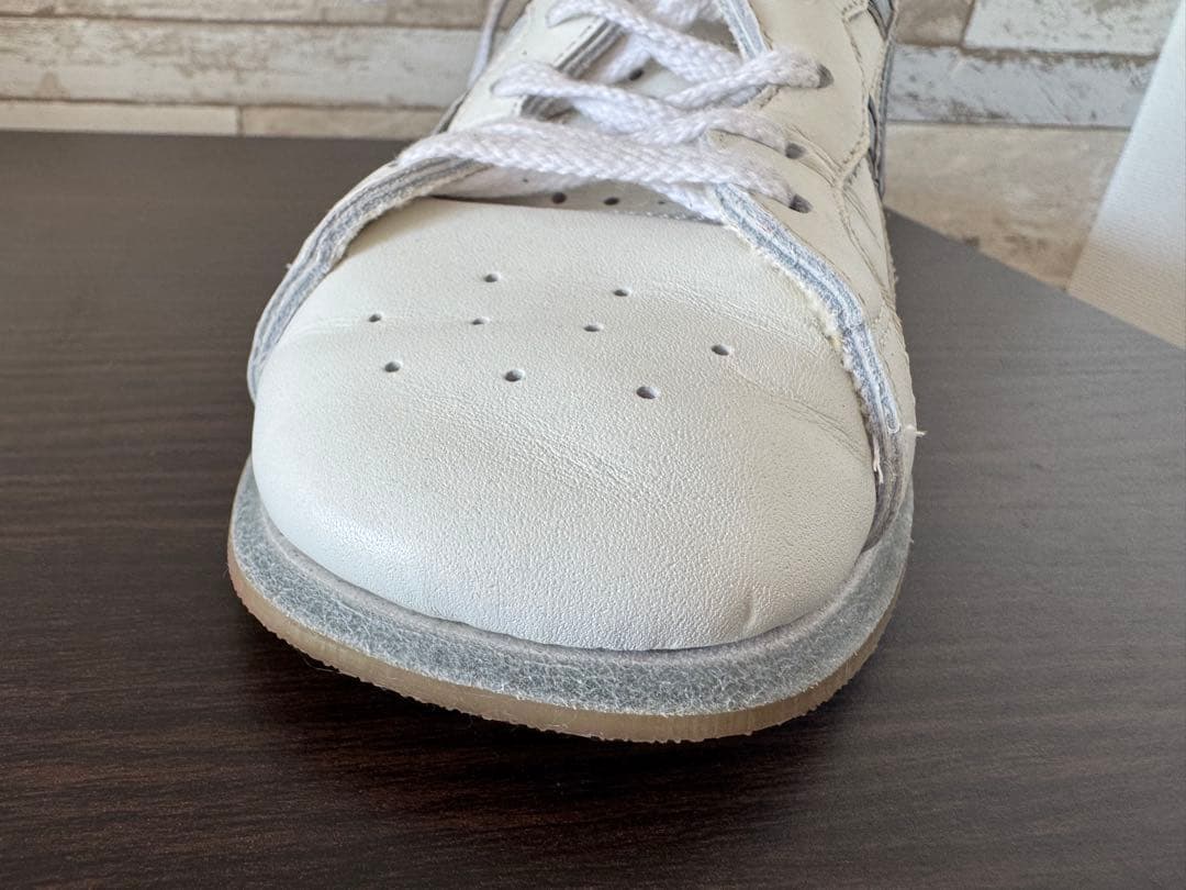 【超美品】希少レア白　ASICS アシックス　リフティングシューズ 24.5CM