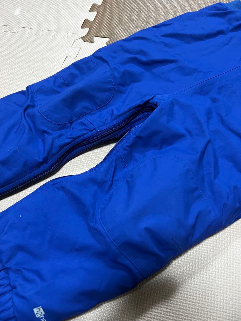 Patagonia 子ども用スキーウェア ブルー（上2T、下3T）