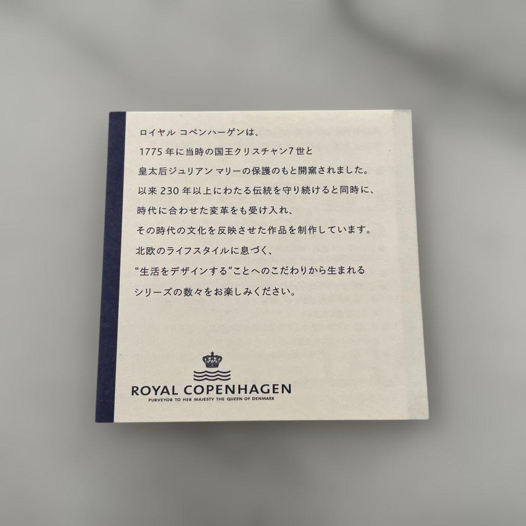 未使用　ロイヤルコペンハーゲン　プリンセスブループレート