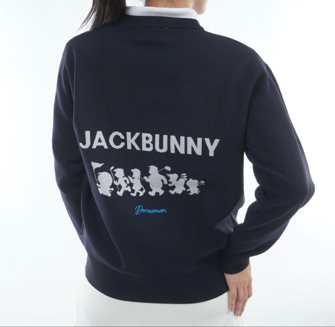 ジャックバニー　ドラえもん　ポリエステル　ニット　ネイビー　2 タグ付き新品