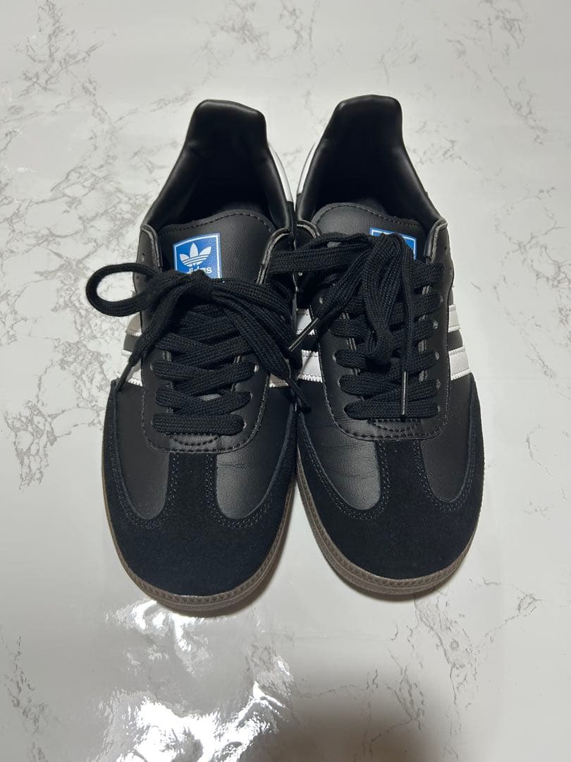 26.5adidas Samba 黒/白 スニーカー