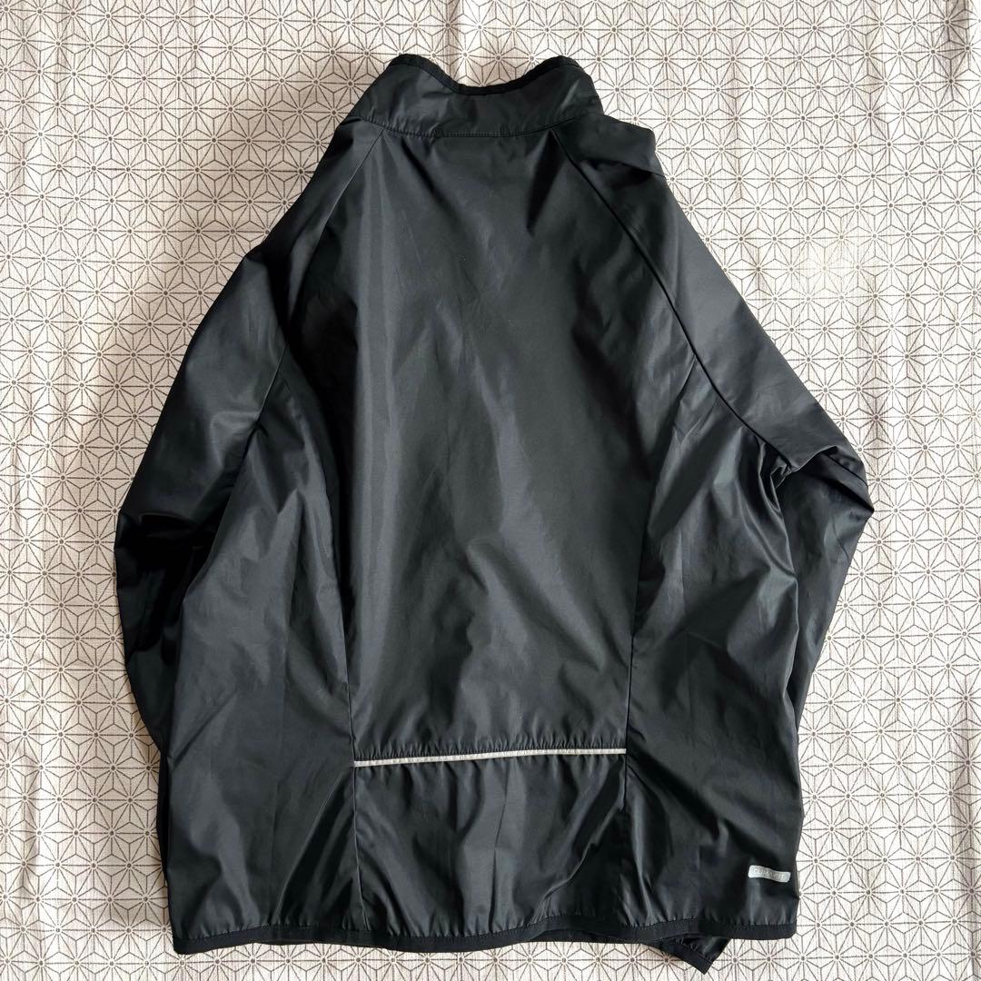 NIKE 90s ハーフジップ プルオーバー ナイロンジャケット S 黒