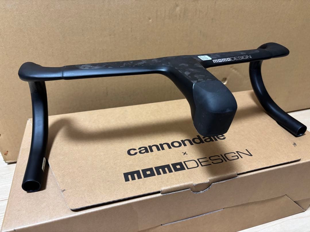 未走行 CANNONDALE× MOMO Design カーボンハンドルバー