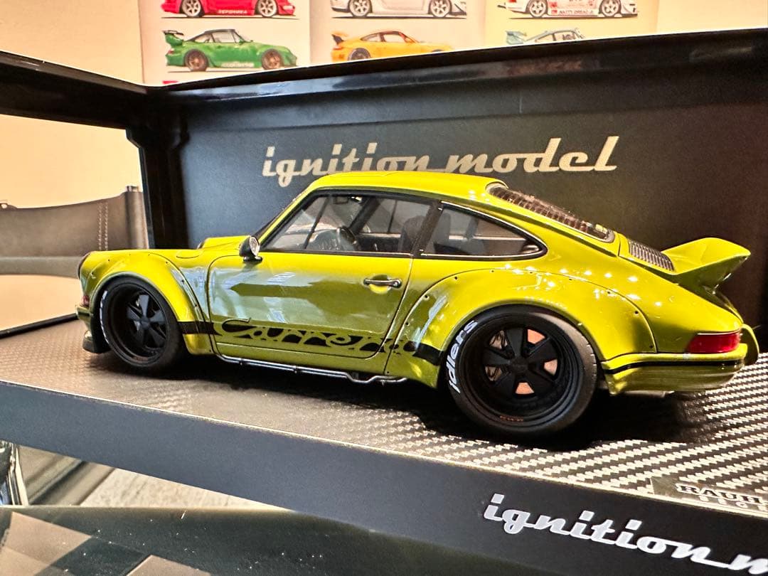 RWB930 Backdate グリーン1/18 ignition