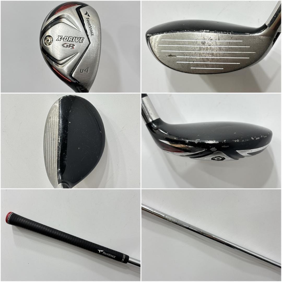 メンズ右利き初心者用　ツアステージ　ゴルフクラブセット　W-2430