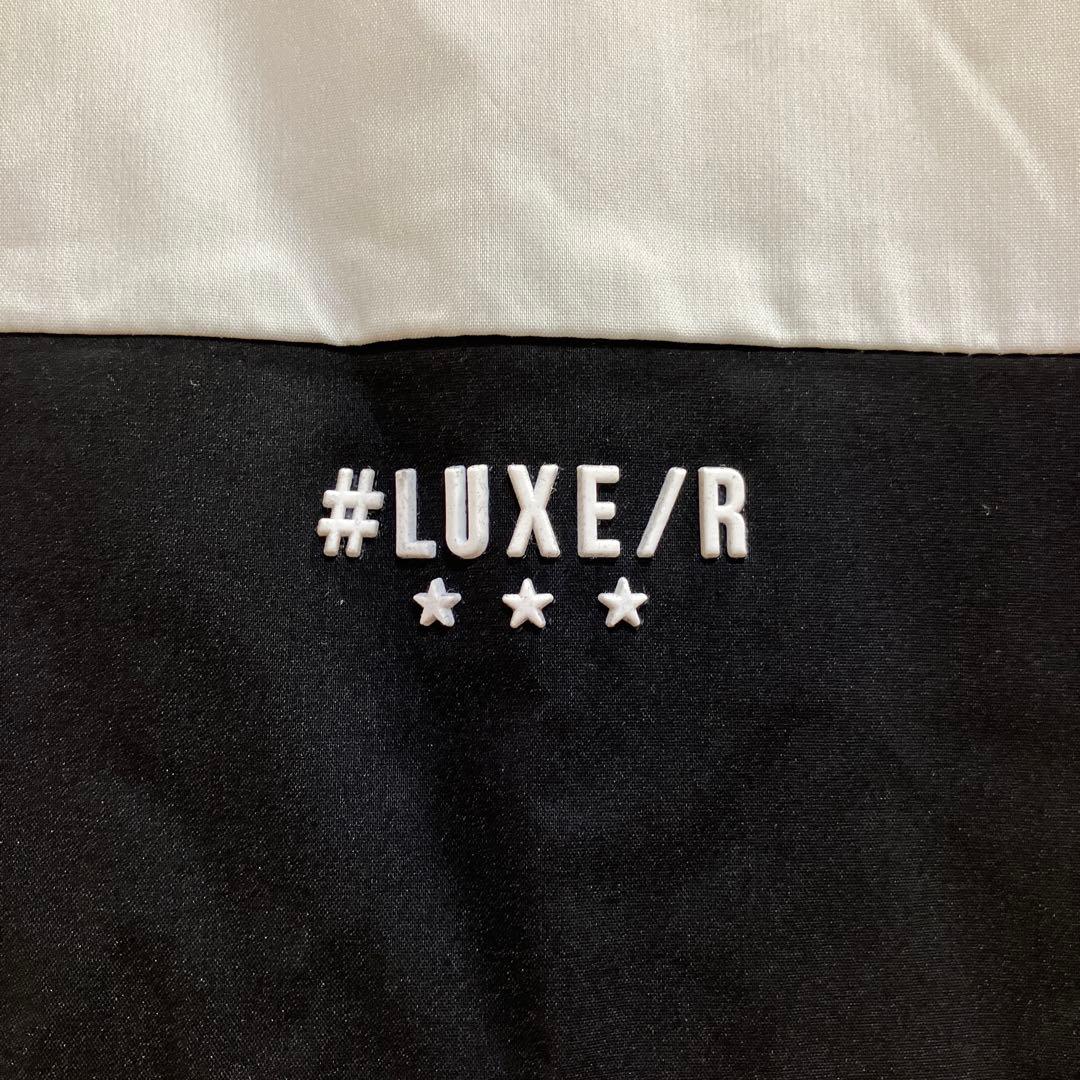 LUXE/R GOLF ストレッチ布帛 モックネック切り替え長袖
