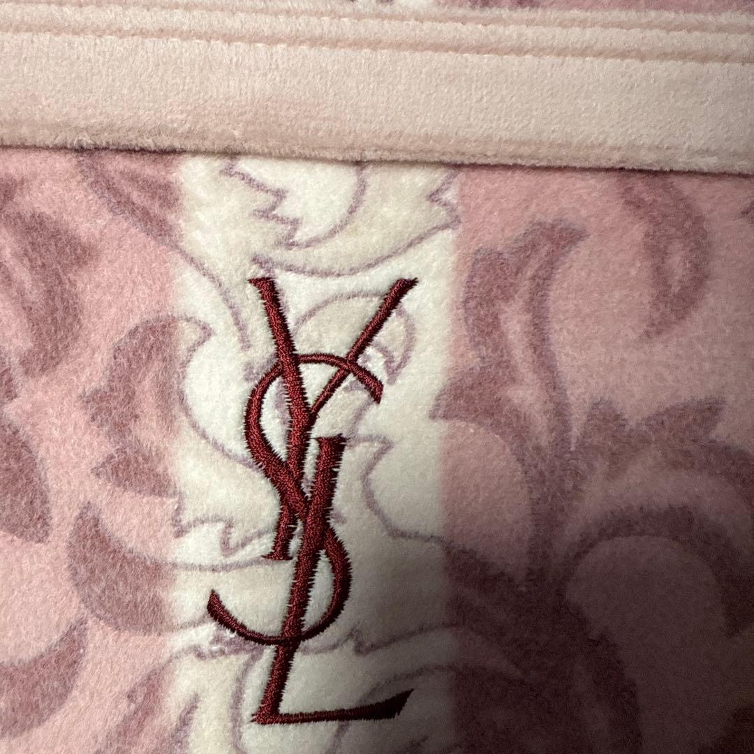 イブサンローラン YVES SAINT LAURENT 綿毛布 洗濯可