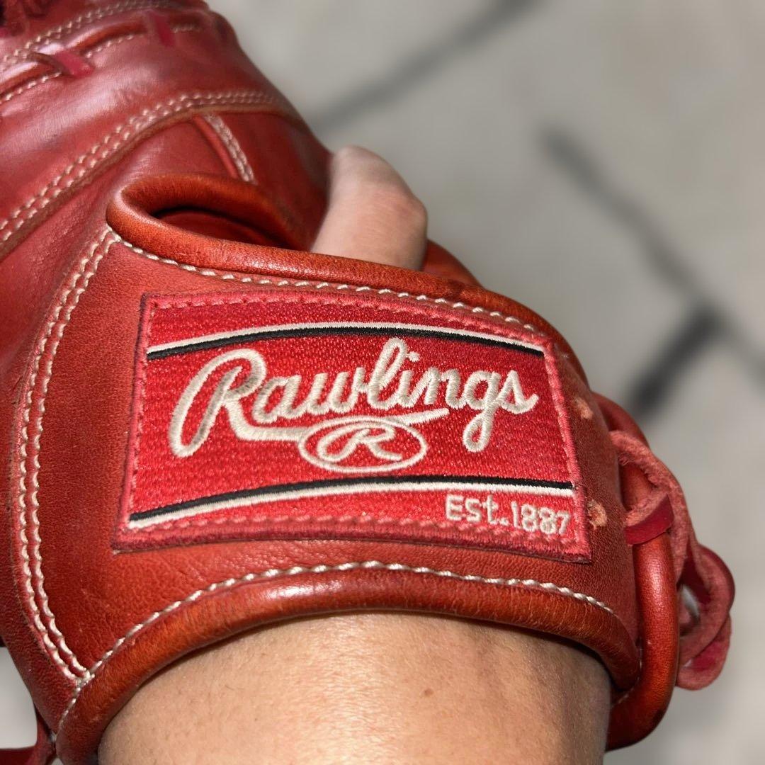 Rawlings CR8HT34CD 軟式グローブ レッド